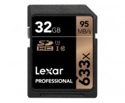 LEXAR 32GB minnekort 633X (95MB/s)