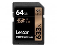 LEXAR 64GB minnekort 633X (95MB/s)