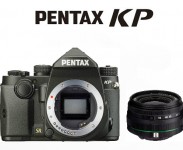 Pentax KP m/18-50mm - sort