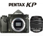 Pentax KP m/18-55mm - sort