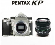 Pentax KP Silver m/35mm - sort