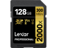 LEXAR 128GB minnekort 2000X (300MB/s)