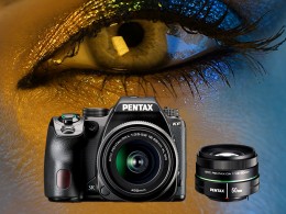 Pentax KF m/18-55mm + 50mm