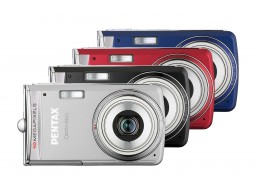 Optio_M60_front_silver_black_blue_red