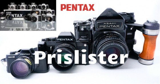 Pentax Prisliste