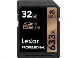 LEXAR 32GB minnekort 633X (95MB/s)