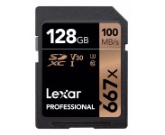 LEXAR 125GB SD minnekort 667X (100MB/s)