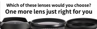 One more lens just right for you