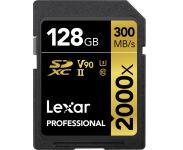 LEXAR 128GB minnekort 2000X (300MB/s)