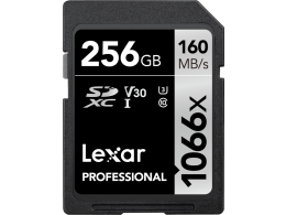 LEXAR 256GB minnekort 1066X (160MB/s) 